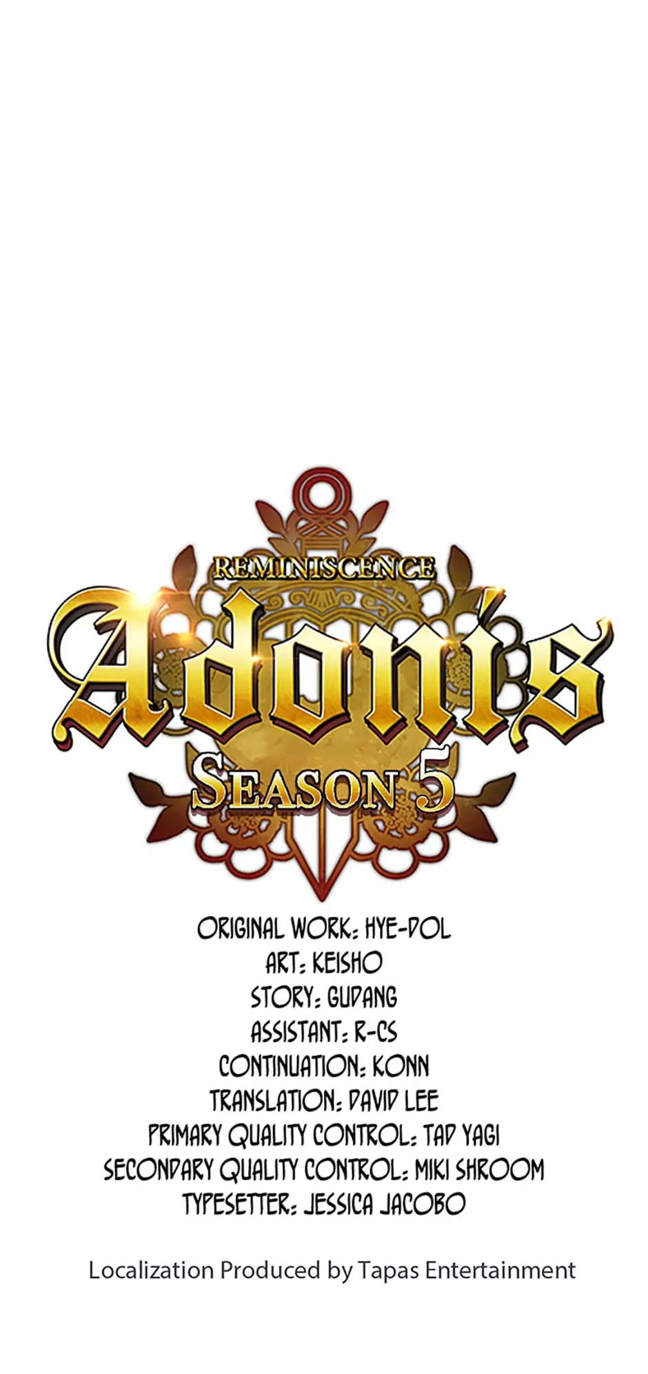 Reminiscence Adonis Chapter 213 page 1 - 