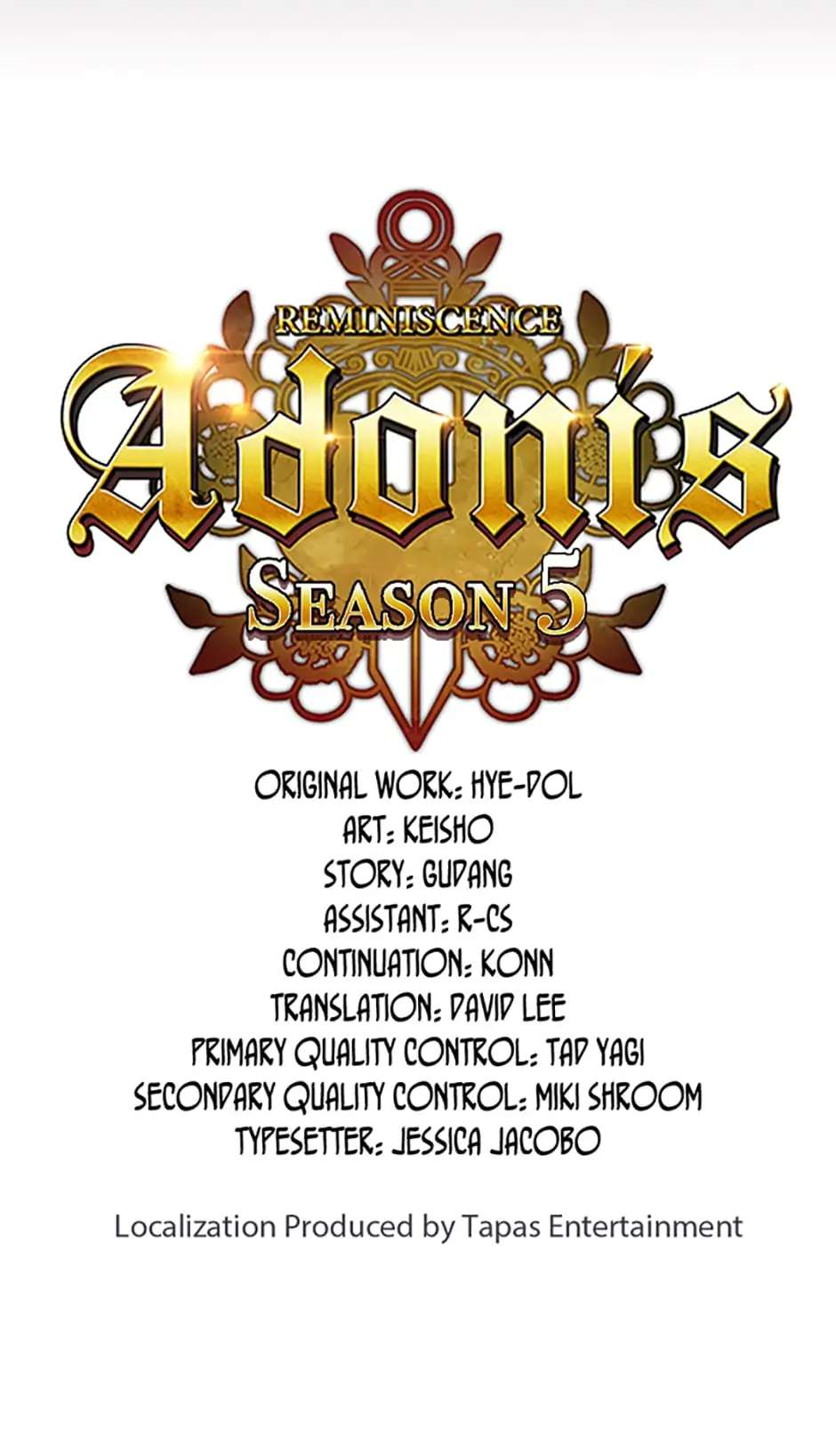 Reminiscence Adonis Chapter 219 page 60 - 