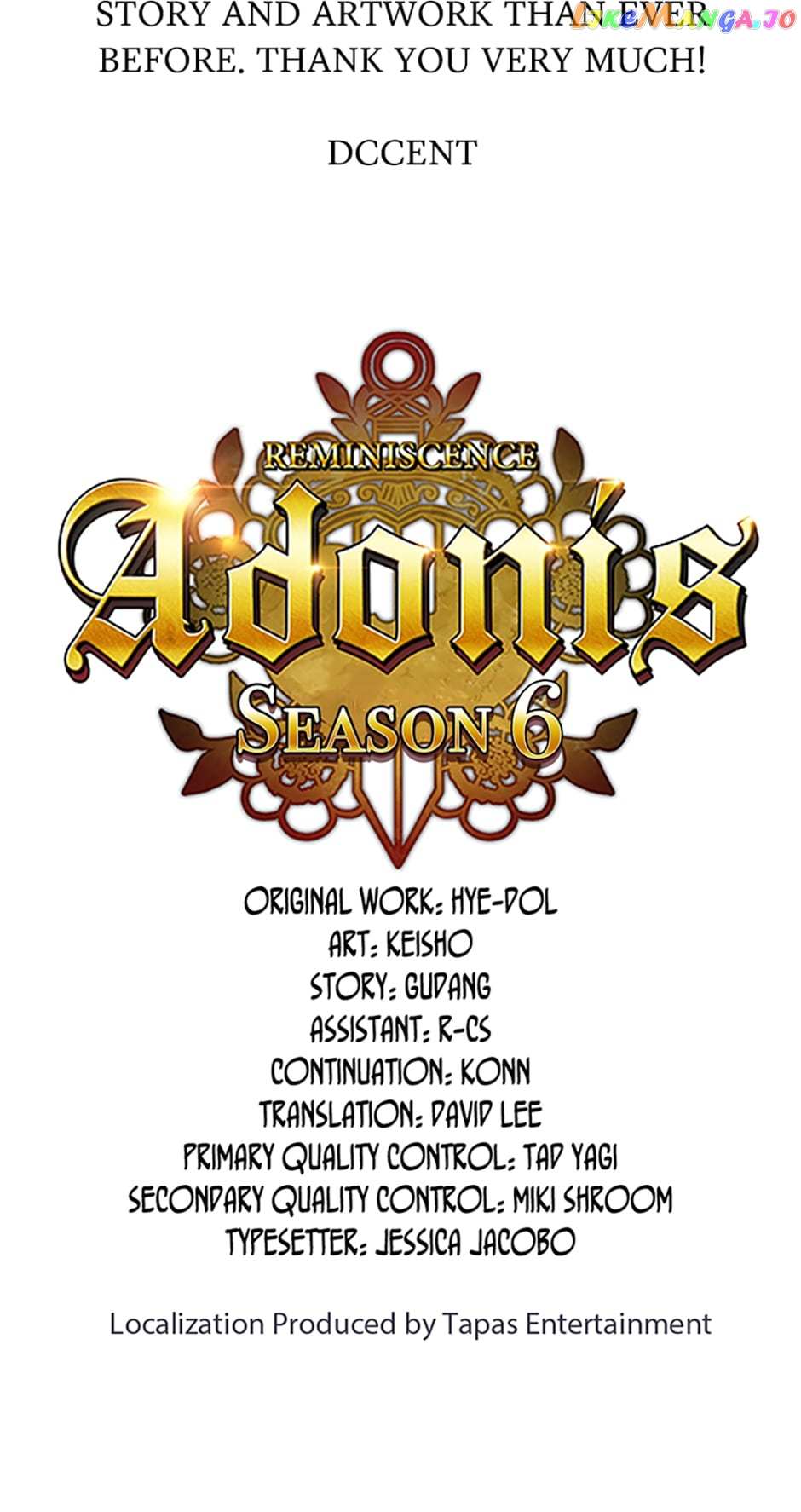 Reminiscence Adonis Chapter 242 page 60 - 