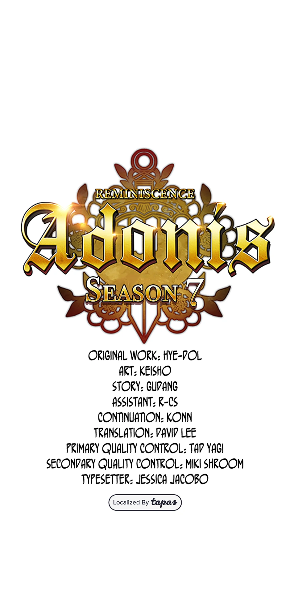 Reminiscence Adonis Chapter 270 page 1 - 