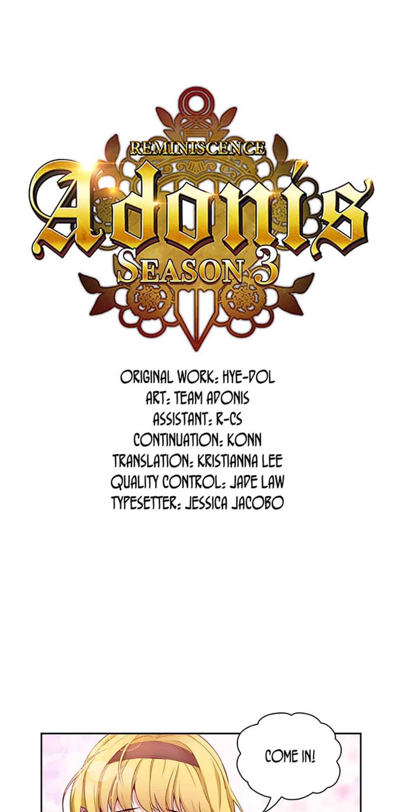 Reminiscence Adonis Chapter 54 page 1 - 