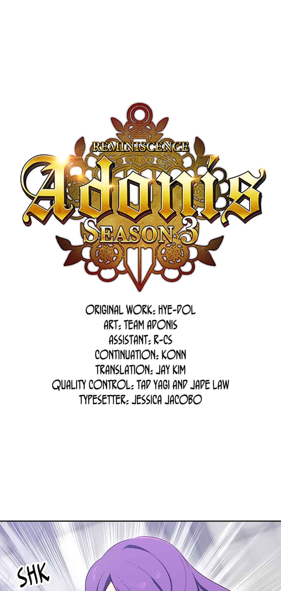 Reminiscence Adonis Chapter 63 page 3 - 