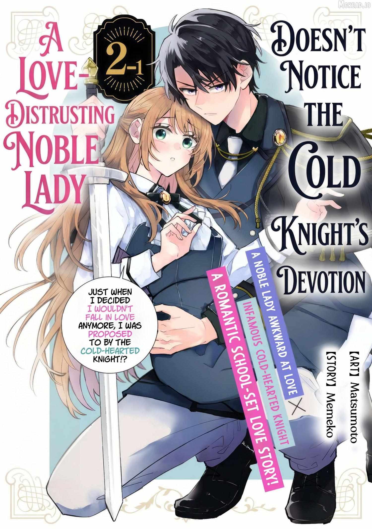 Renai Fushinna Reijou wa Reikoku Kishi-sama no Dekiai ni Kizukanai Chapter 2.1 page 1 - 