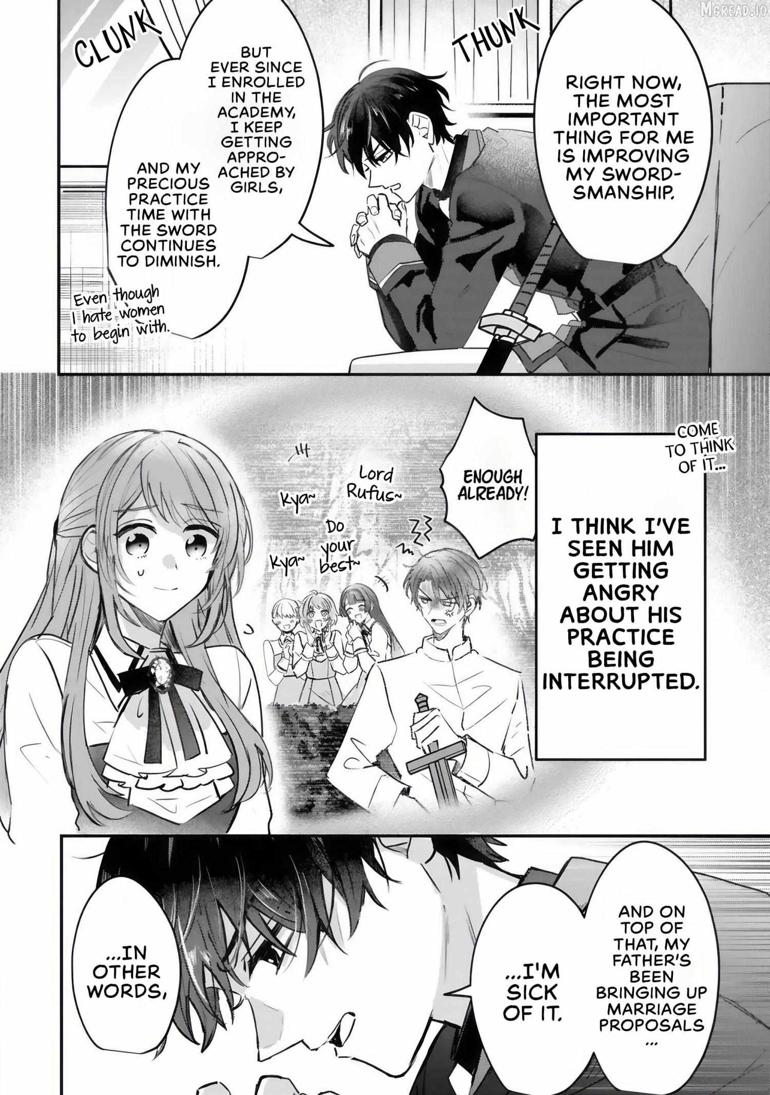 Renai Fushinna Reijou wa Reikoku Kishi-sama no Dekiai ni Kizukanai Chapter 2.1 page 10 - 