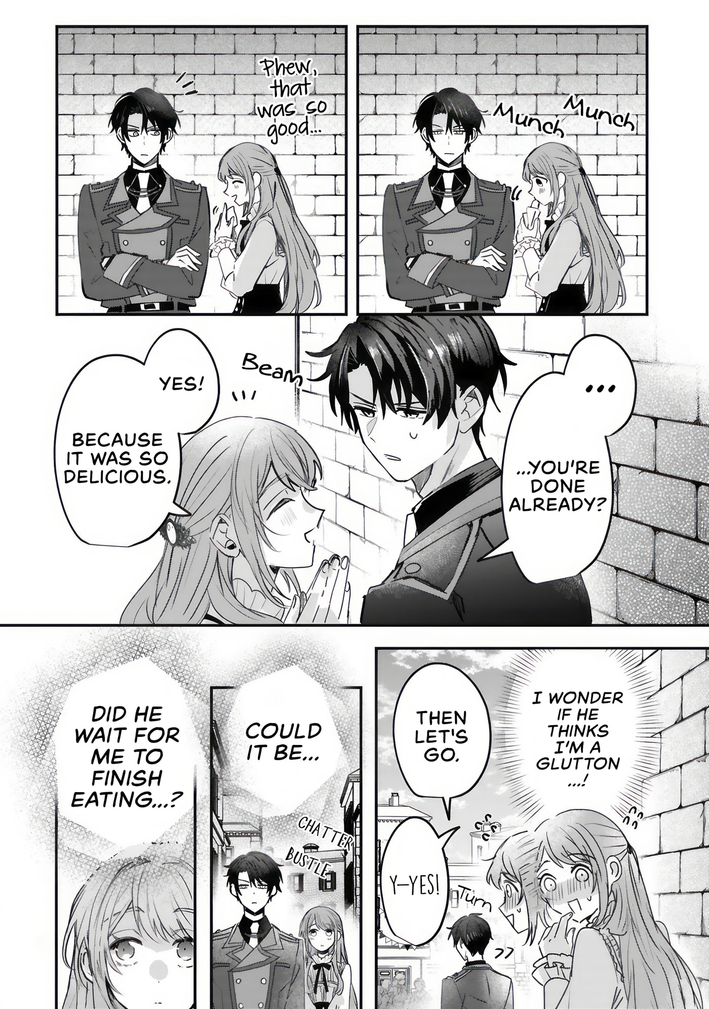 Renai Fushinna Reijou wa Reikoku Kishi-sama no Dekiai ni Kizukanai Chapter 2.2 page 12 - 