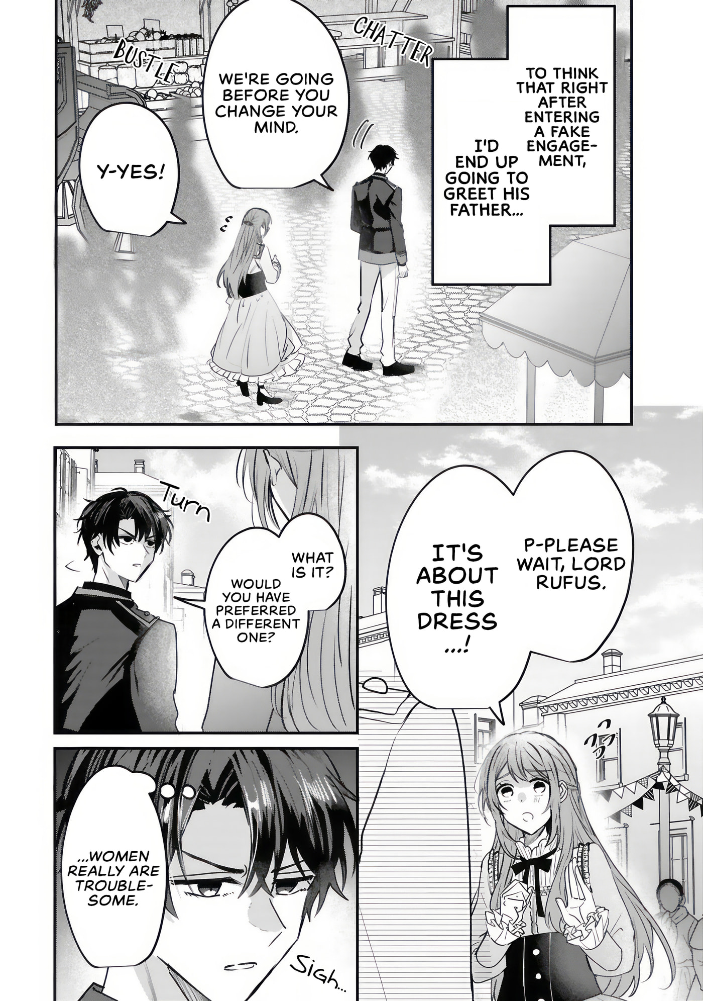 Renai Fushinna Reijou wa Reikoku Kishi-sama no Dekiai ni Kizukanai Chapter 2.2 page 4 - 