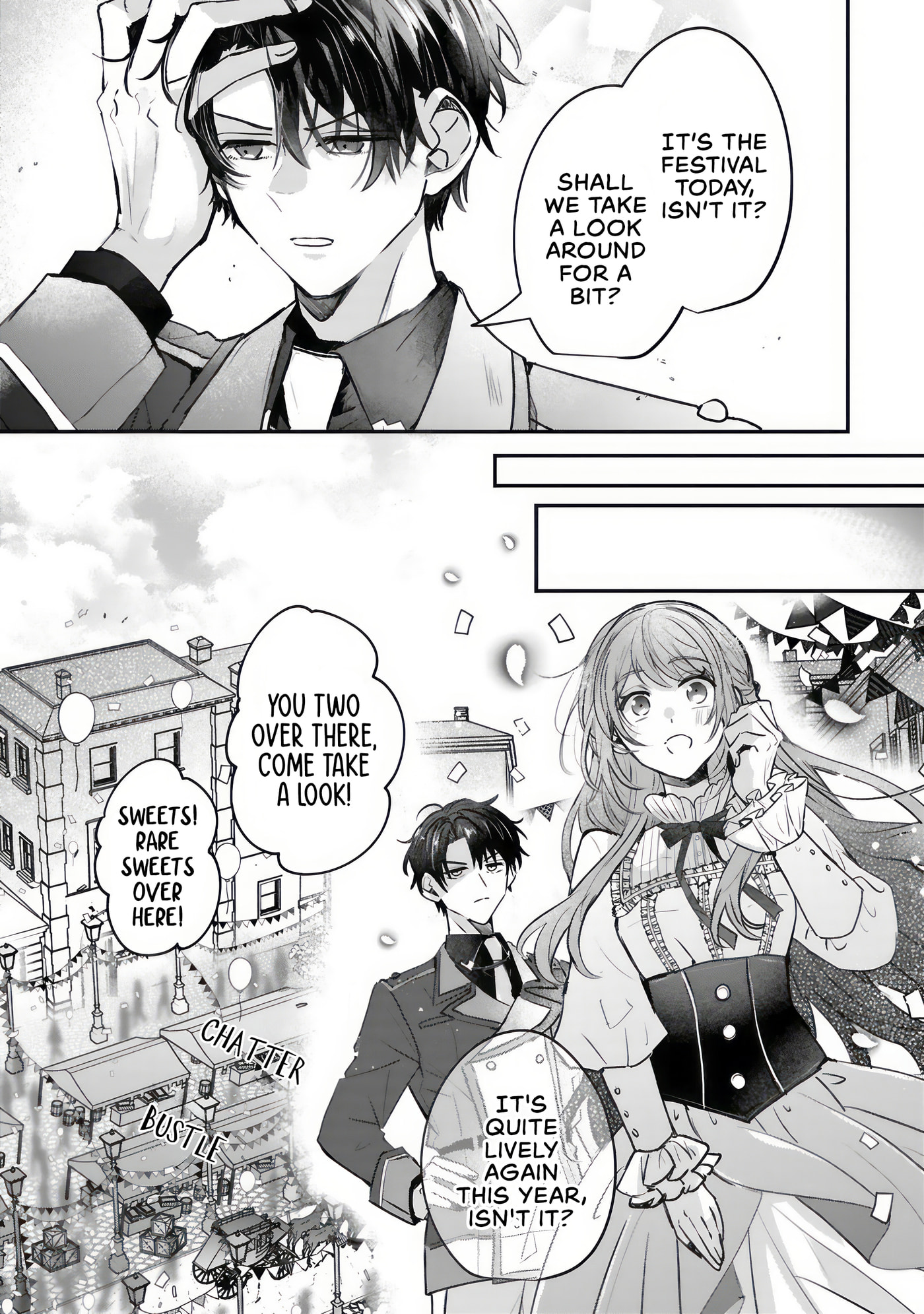 Renai Fushinna Reijou wa Reikoku Kishi-sama no Dekiai ni Kizukanai Chapter 2.2 page 7 - 
