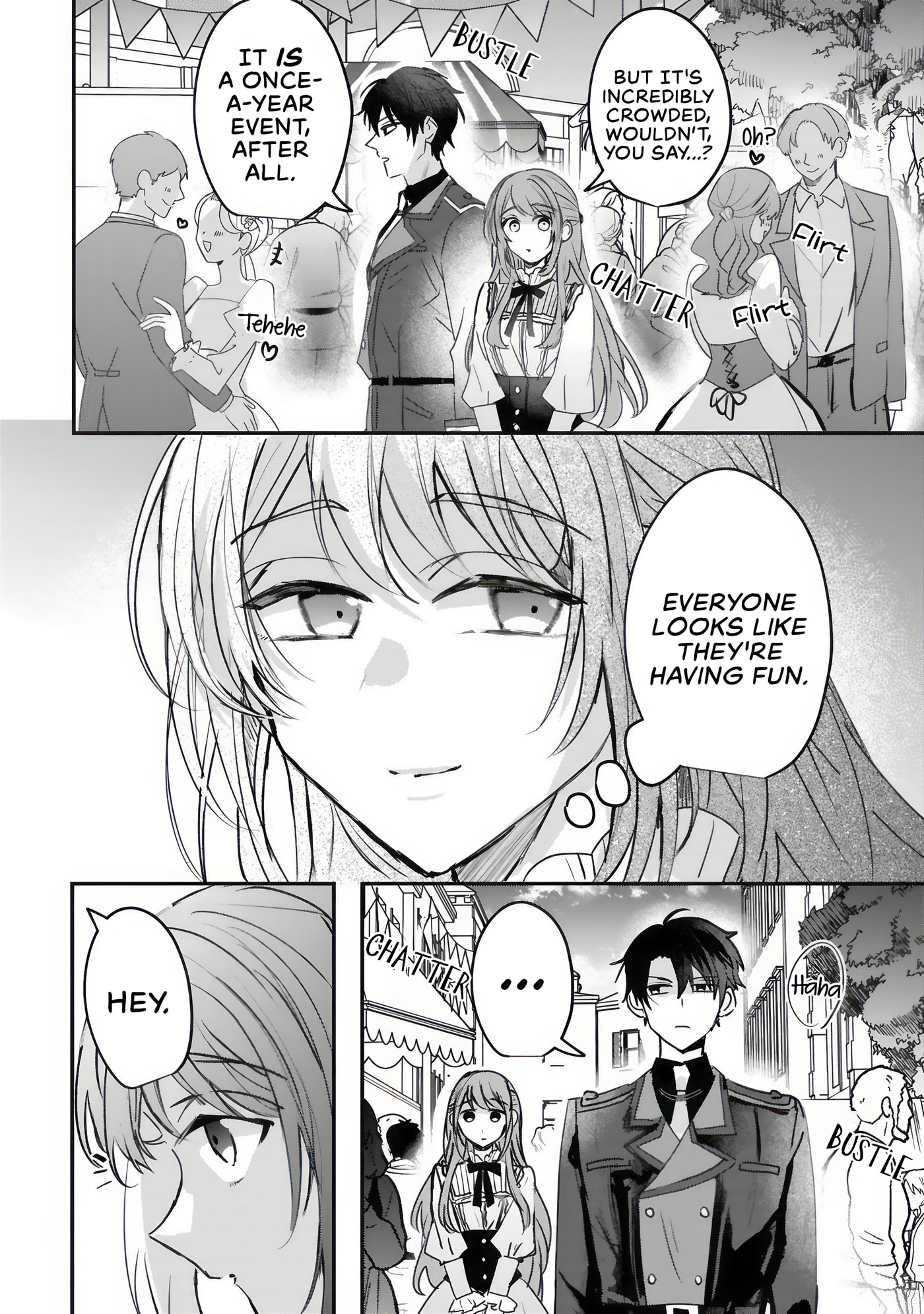 Renai Fushinna Reijou wa Reikoku Kishi-sama no Dekiai ni Kizukanai Chapter 2.2 page 8 - 