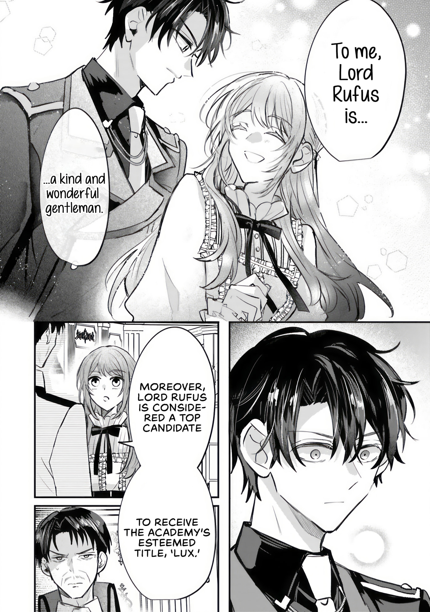 Renai Fushinna Reijou wa Reikoku Kishi-sama no Dekiai ni Kizukanai Chapter 3.2 page 6 - 