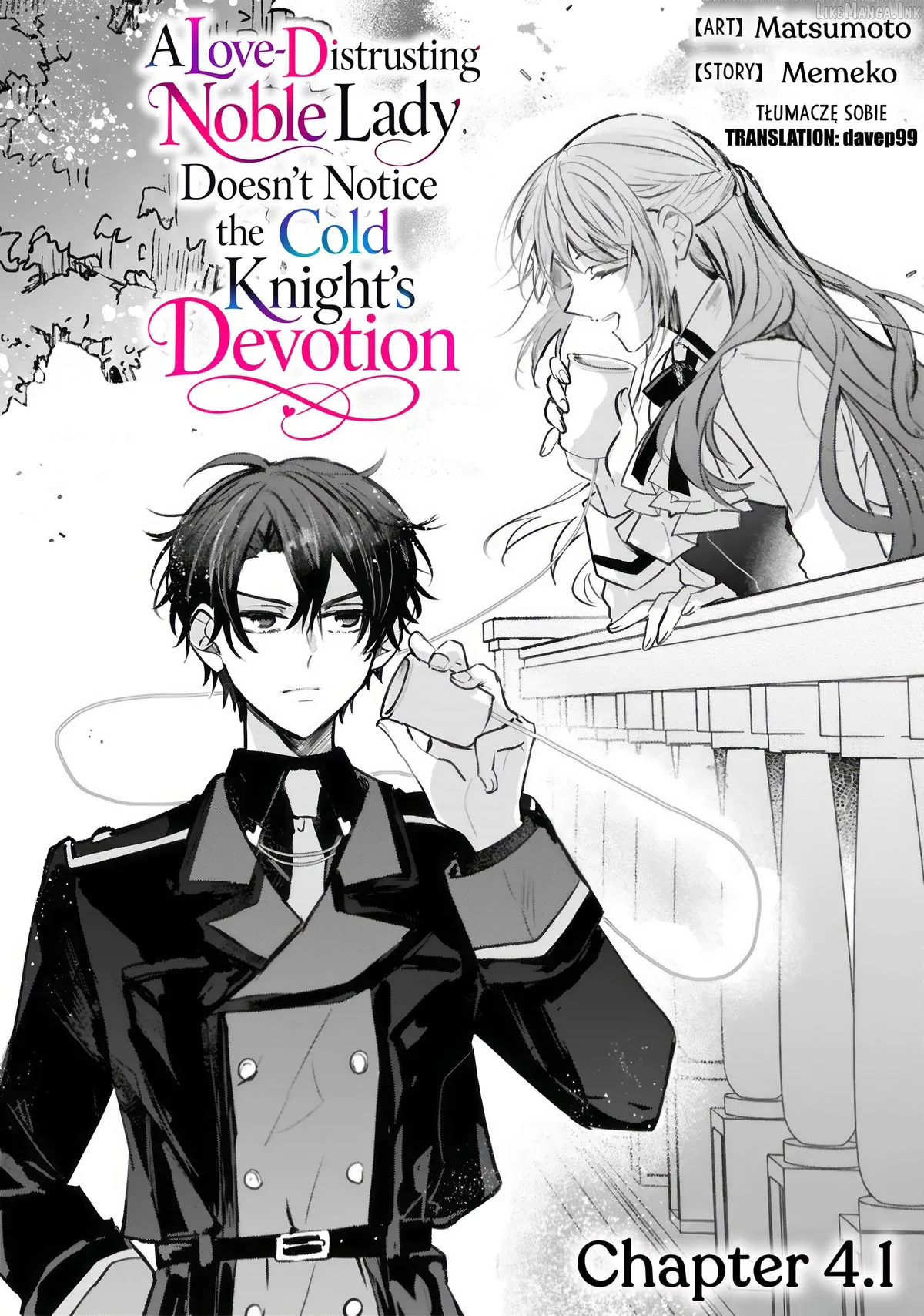 Renai Fushinna Reijou wa Reikoku Kishi-sama no Dekiai ni Kizukanai Chapter 4.1 page 3 - 