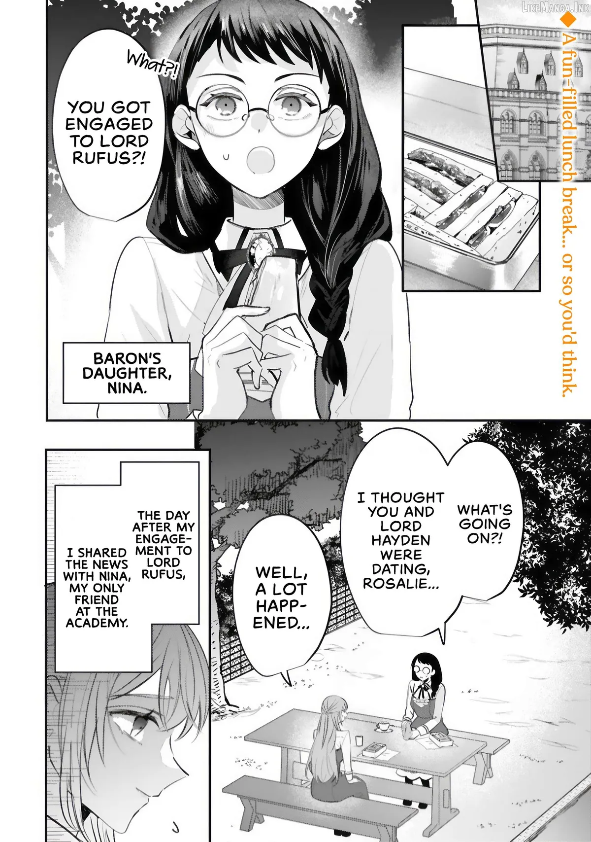 Renai Fushinna Reijou wa Reikoku Kishi-sama no Dekiai ni Kizukanai Chapter 4.1 page 4 - 