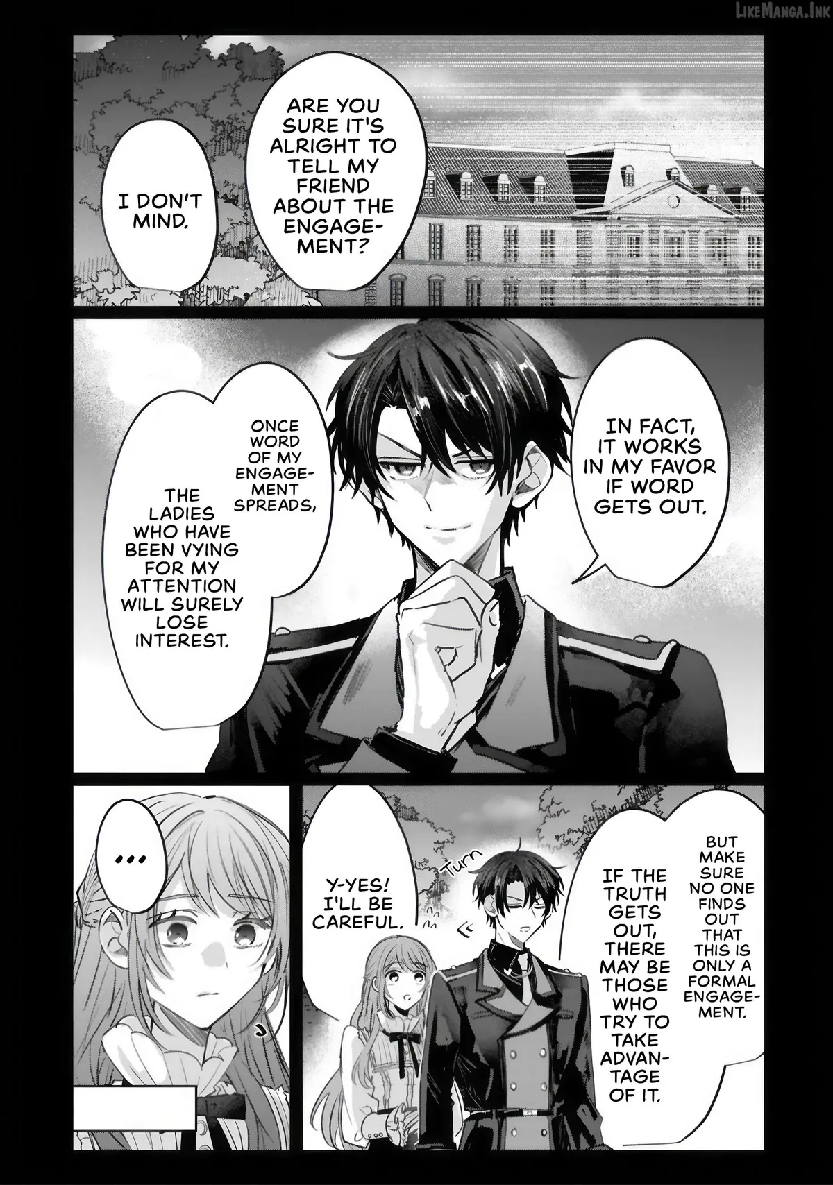 Renai Fushinna Reijou wa Reikoku Kishi-sama no Dekiai ni Kizukanai Chapter 4.1 page 5 - 