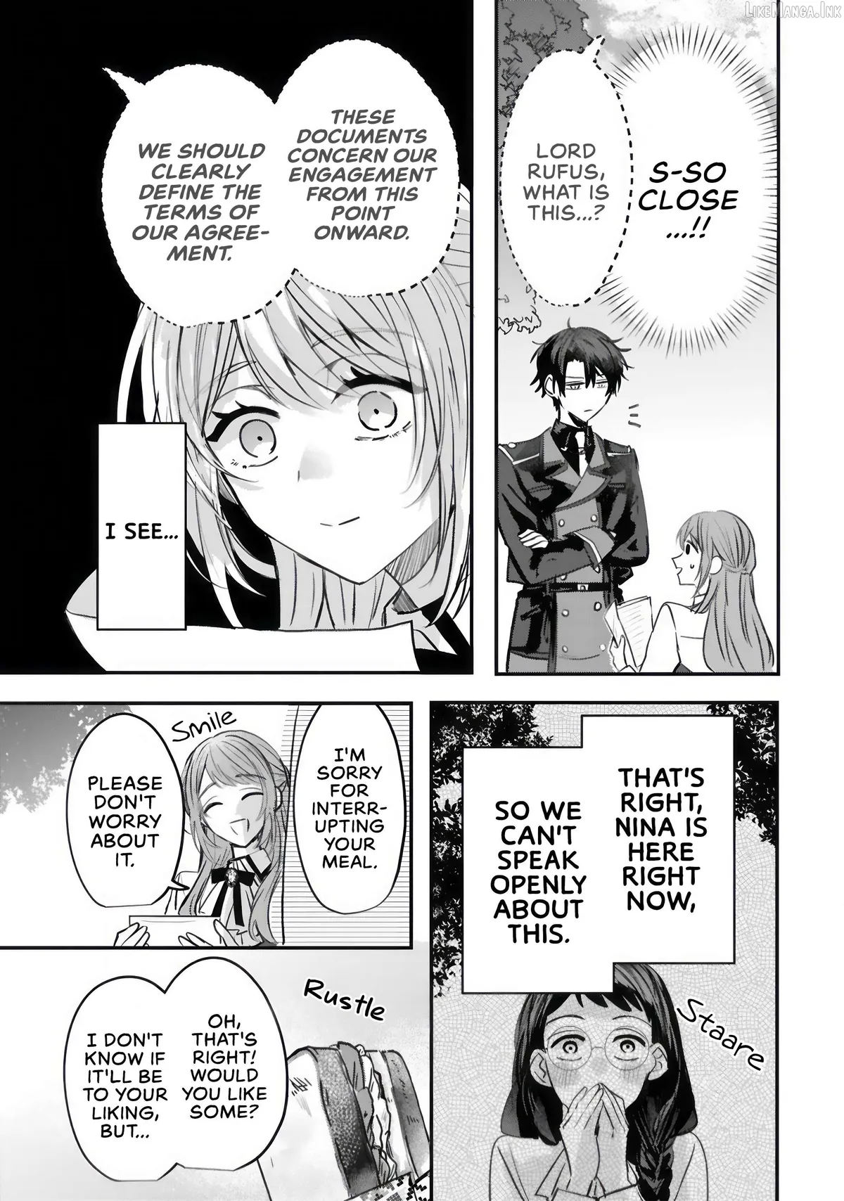 Renai Fushinna Reijou wa Reikoku Kishi-sama no Dekiai ni Kizukanai Chapter 4.1 page 9 - 