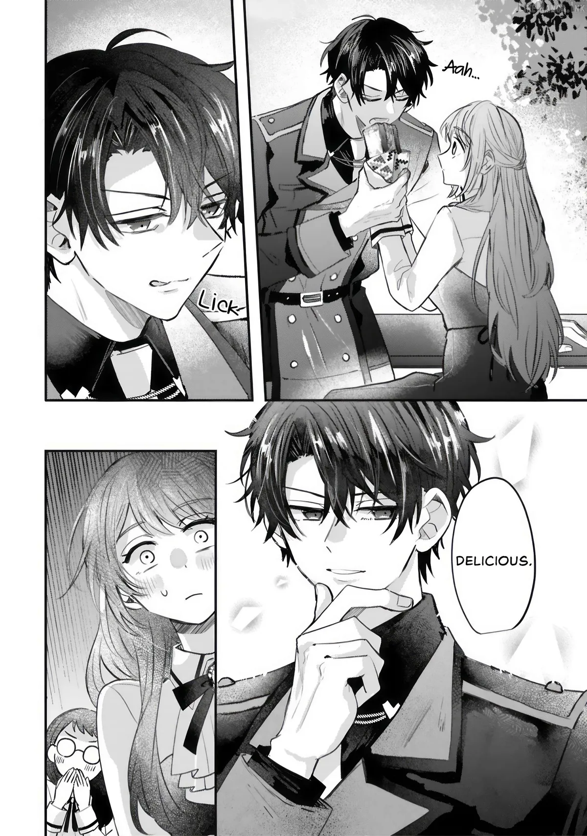 Renai Fushinna Reijou wa Reikoku Kishi-sama no Dekiai ni Kizukanai Chapter 4.1 page 10 - 