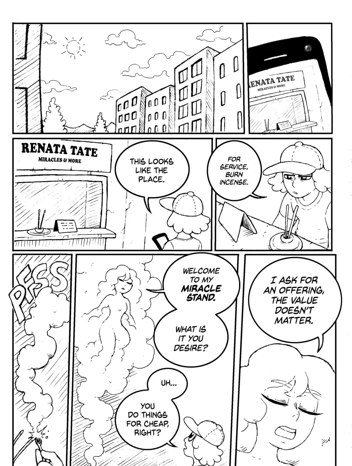 Renata Tate: Goddess for Hire Chapter 1 page 1 - 