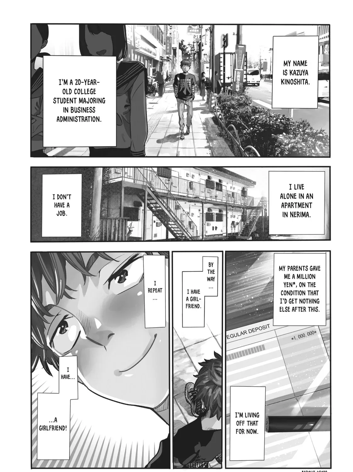 Rent-A-Girlfriend Chapter 1.1 page 1 - 