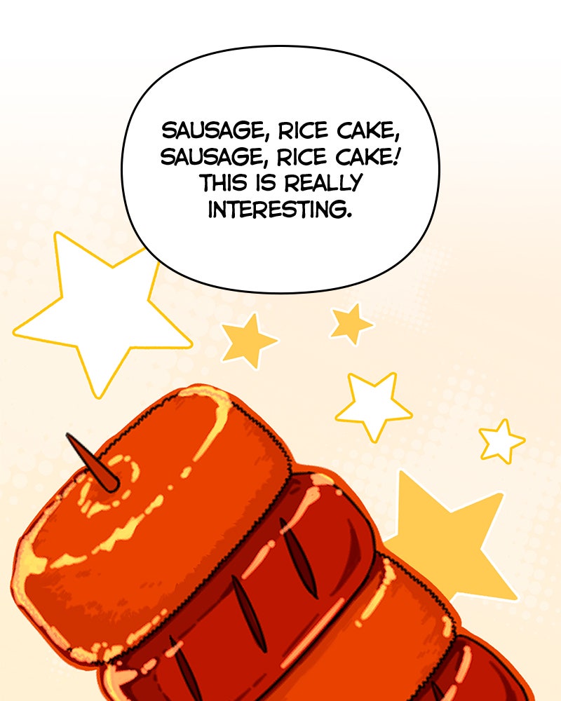 Resigning and Healingin Another World Ep. 105 - Sausage & Rice Cake Skewers page 109 - 