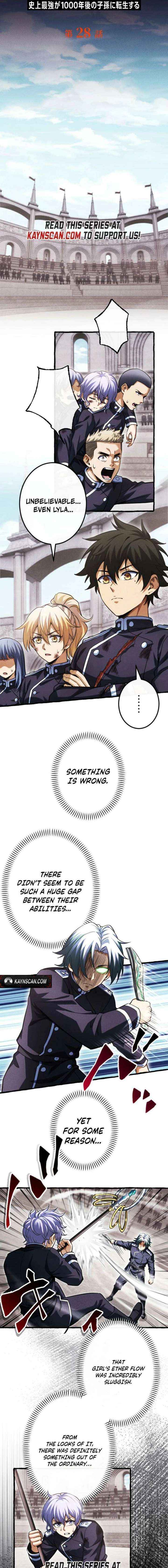 Return of the First Generation꞉ The Strongest in History Reincarnates as His Descendant 1000 Years Later Chapter 28 page 3 - 