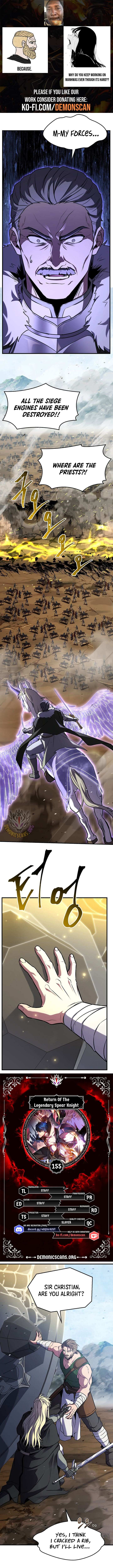 Return of the Legendary Spear Knight Chapter 155 page 1 - 