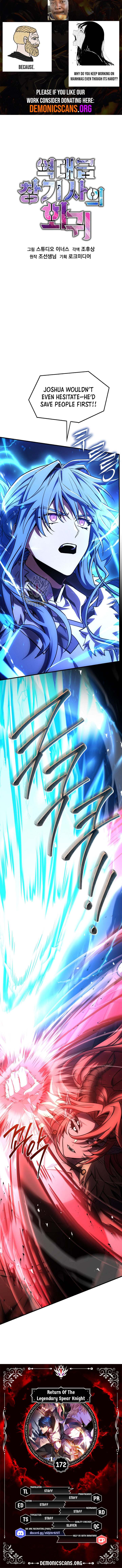 Return of the Legendary Spear Knight Chapter 172 page 1 - 