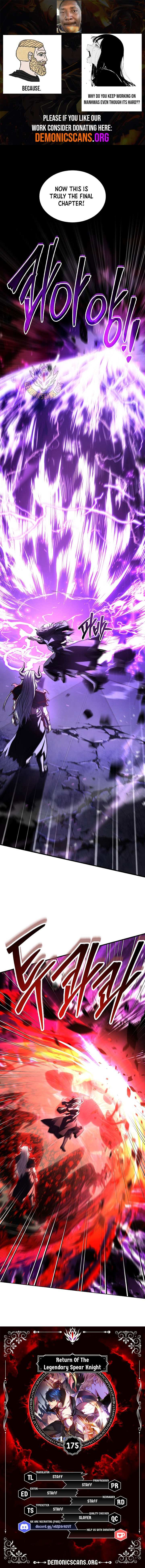 Return of the Legendary Spear Knight Chapter 175 page 2 - 