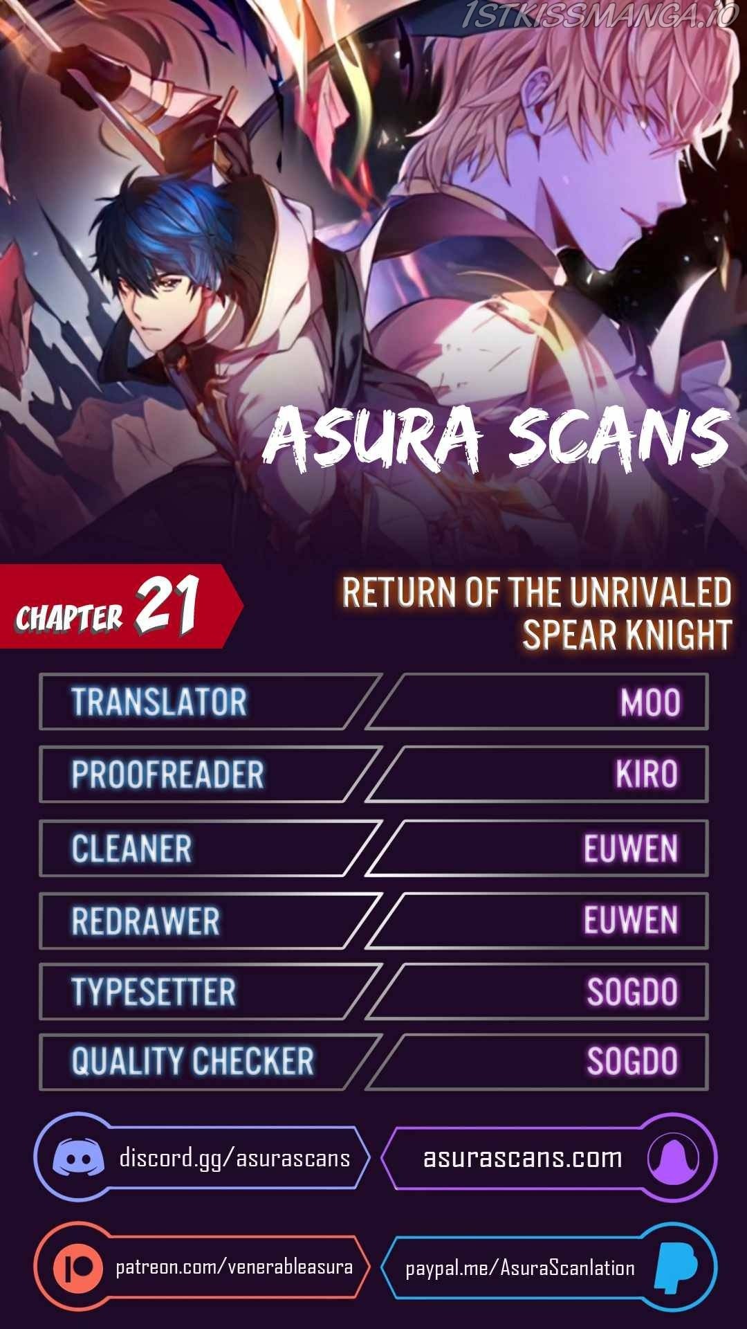 Return of the Legendary Spear Knight Chapter 21 page 1 - 