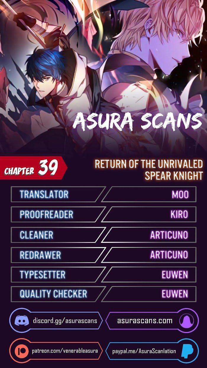 Return of the Legendary Spear Knight Chapter 39 page 1 - 