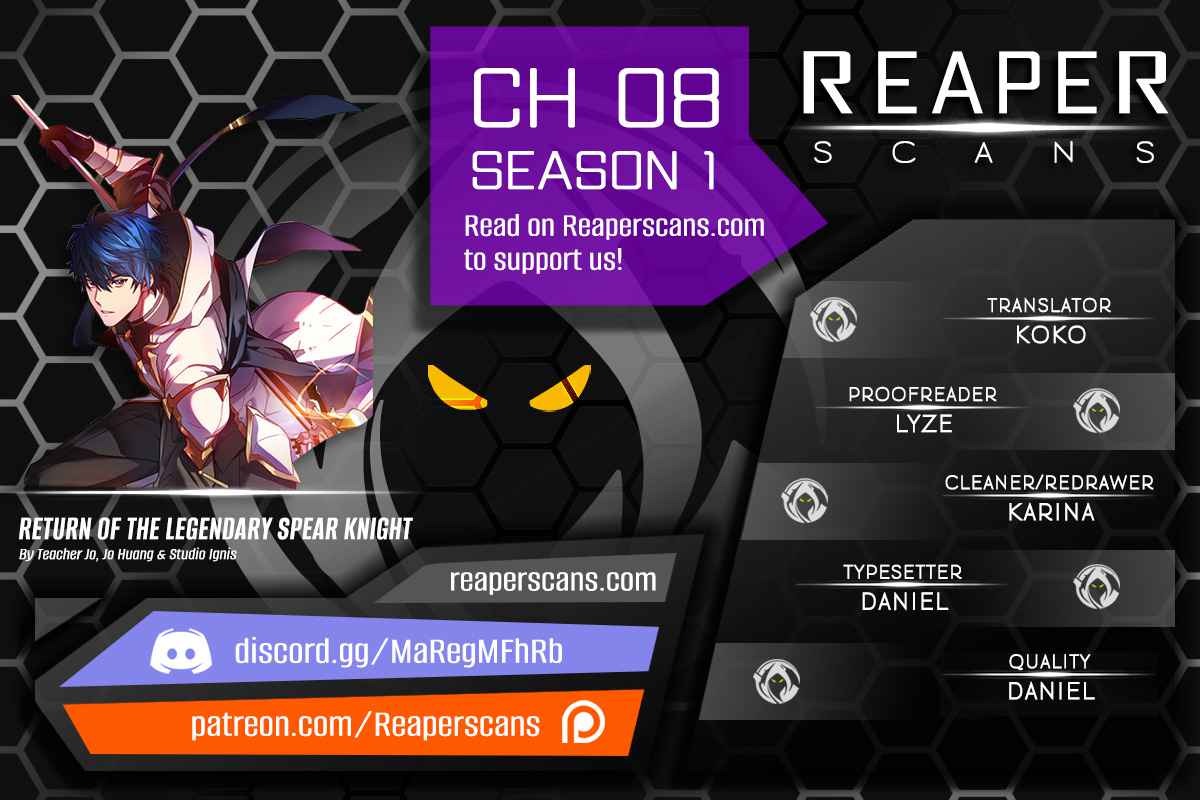 Return of the Legendary Spear Knight Chapter 8 page 1 - 