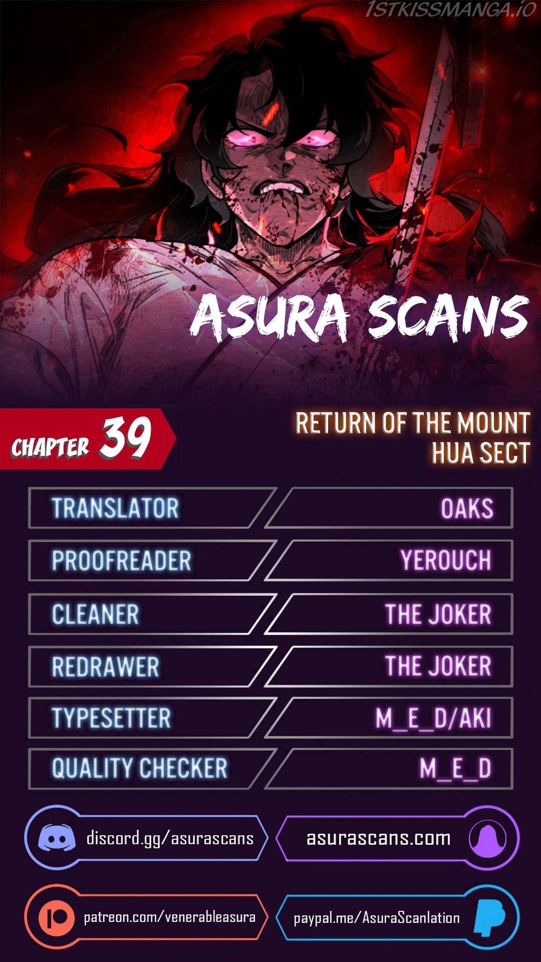 Return Of The Mount Hua Sect Chapter 39 page 1 - 
