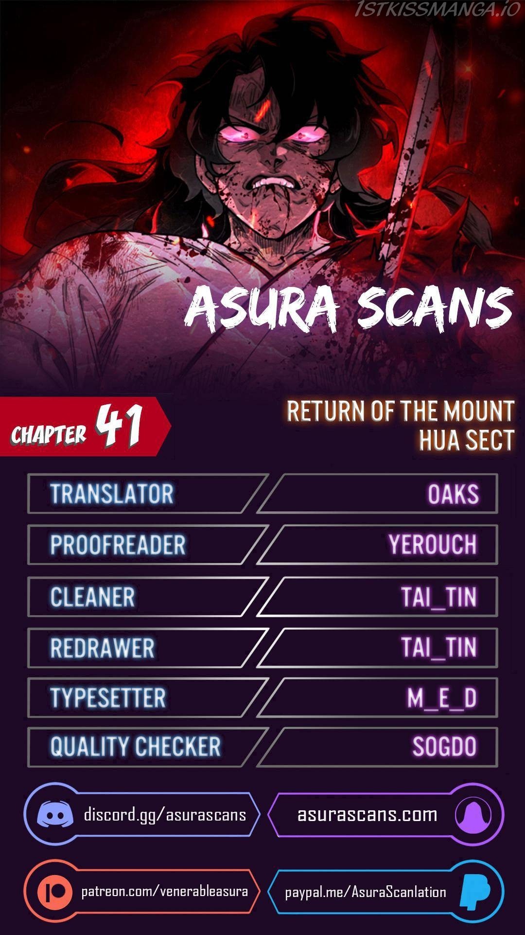 Return Of The Mount Hua Sect Chapter 41 page 1 - 