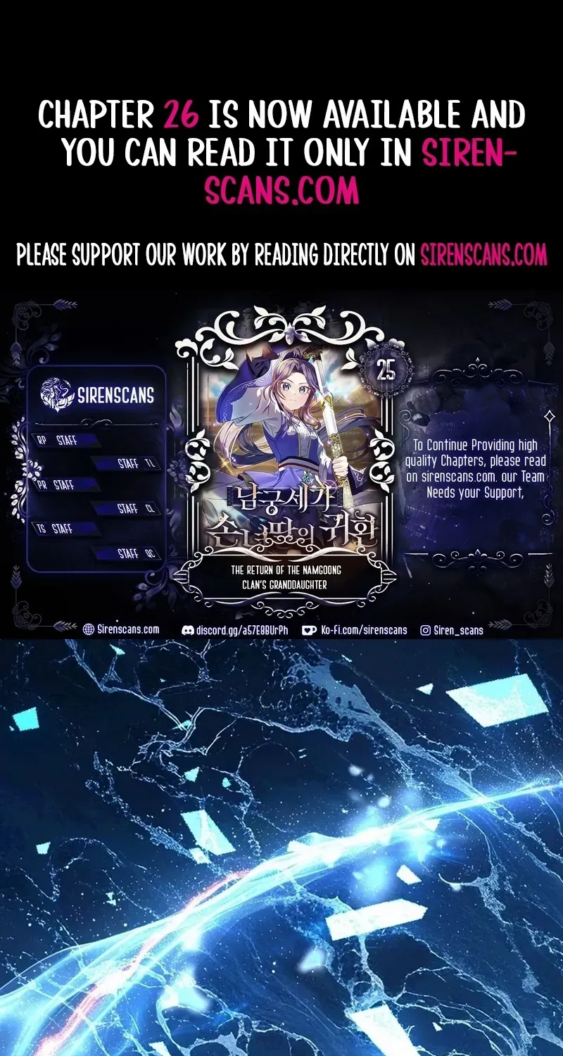 Return of the Namgung Clan’s Granddaughter Chapter 25 page 2 - 