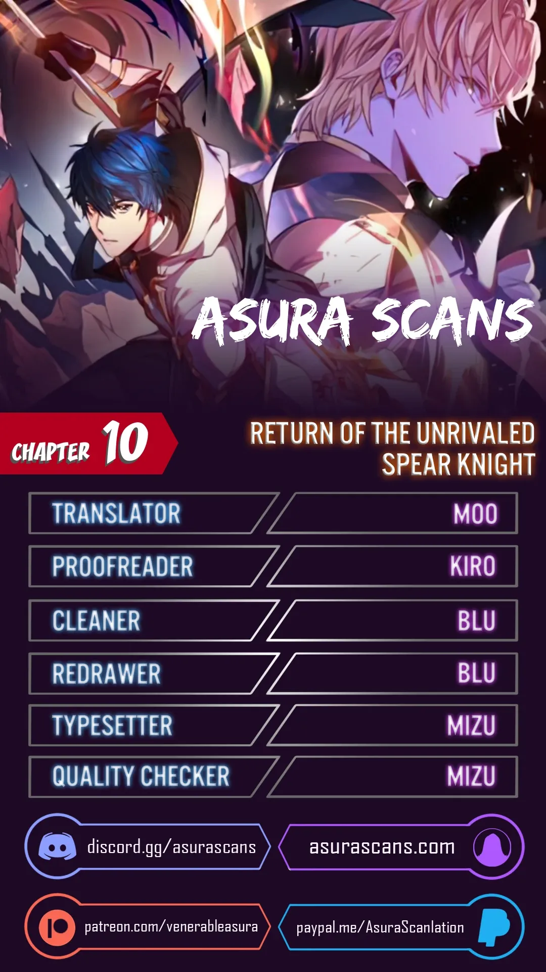 Return of The Unrivaled Spear Knight Chapter 10 page 1 - 