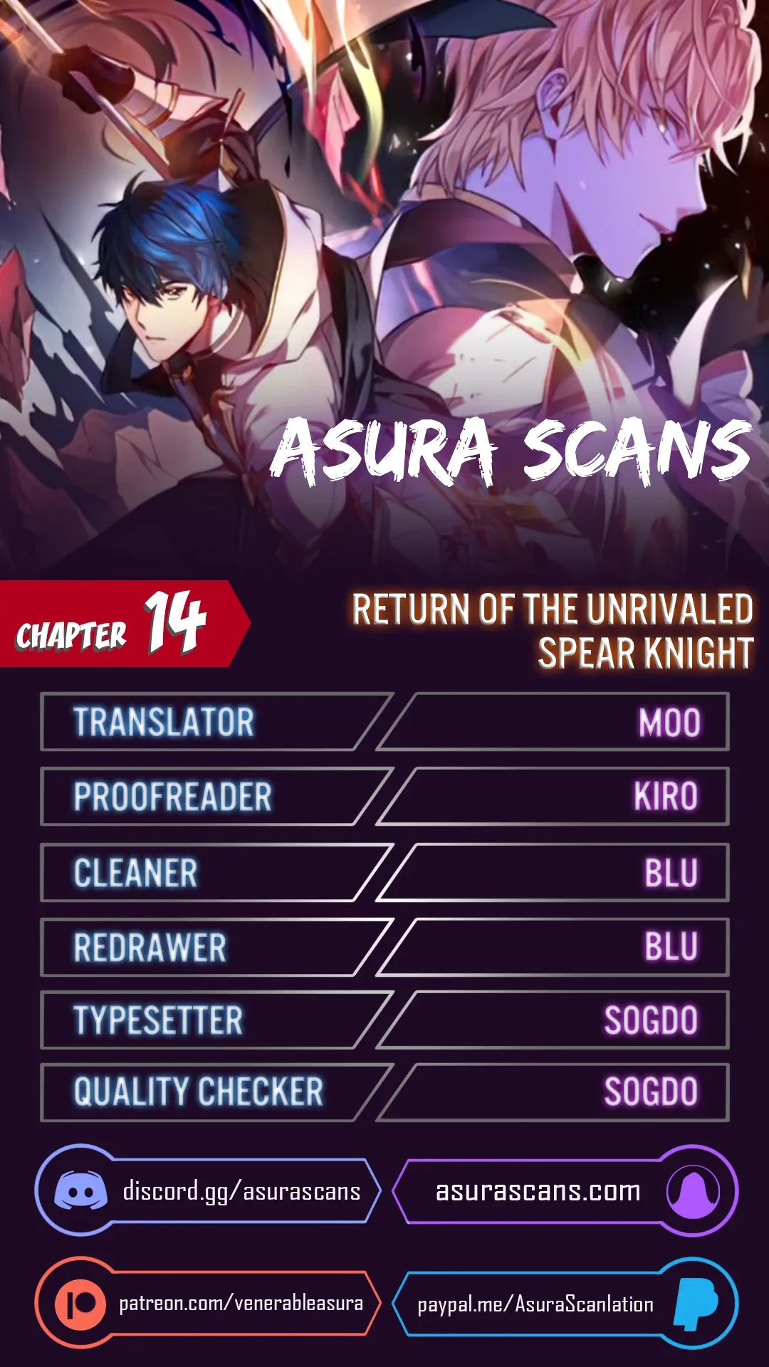 Return of The Unrivaled Spear Knight Chapter 14 page 1 - 