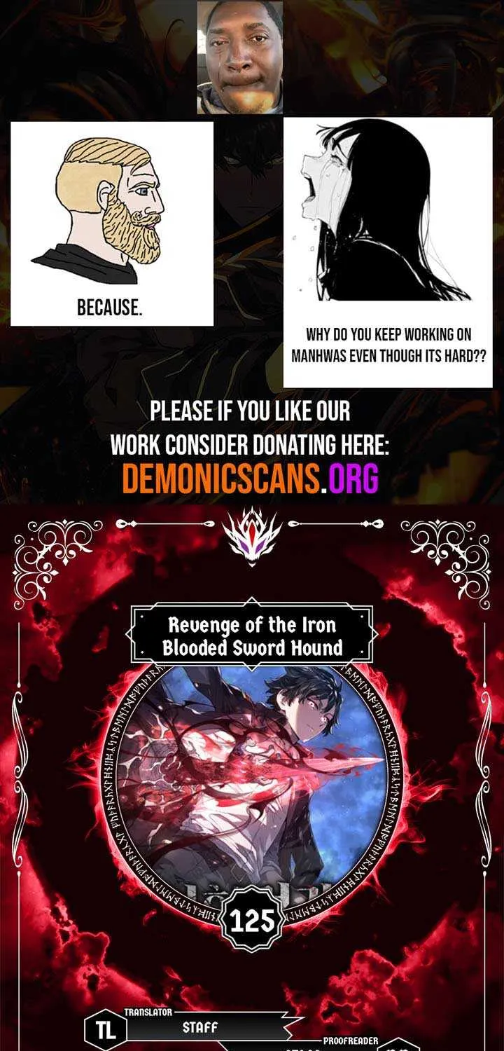 Revenge of the Iron-Blooded Sword Hound Chapter 125 page 1 - 