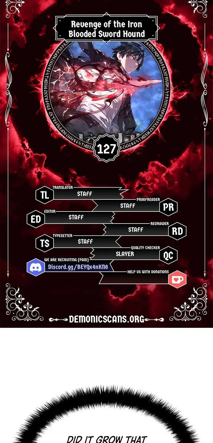 Revenge of the Iron-Blooded Sword Hound Chapter 127 page 4 - 