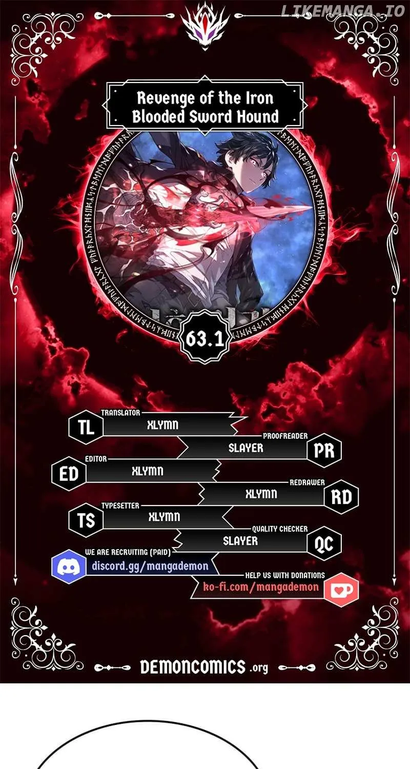 Revenge of the Iron-Blooded Sword Hound Chapter 63.1 page 1 - 