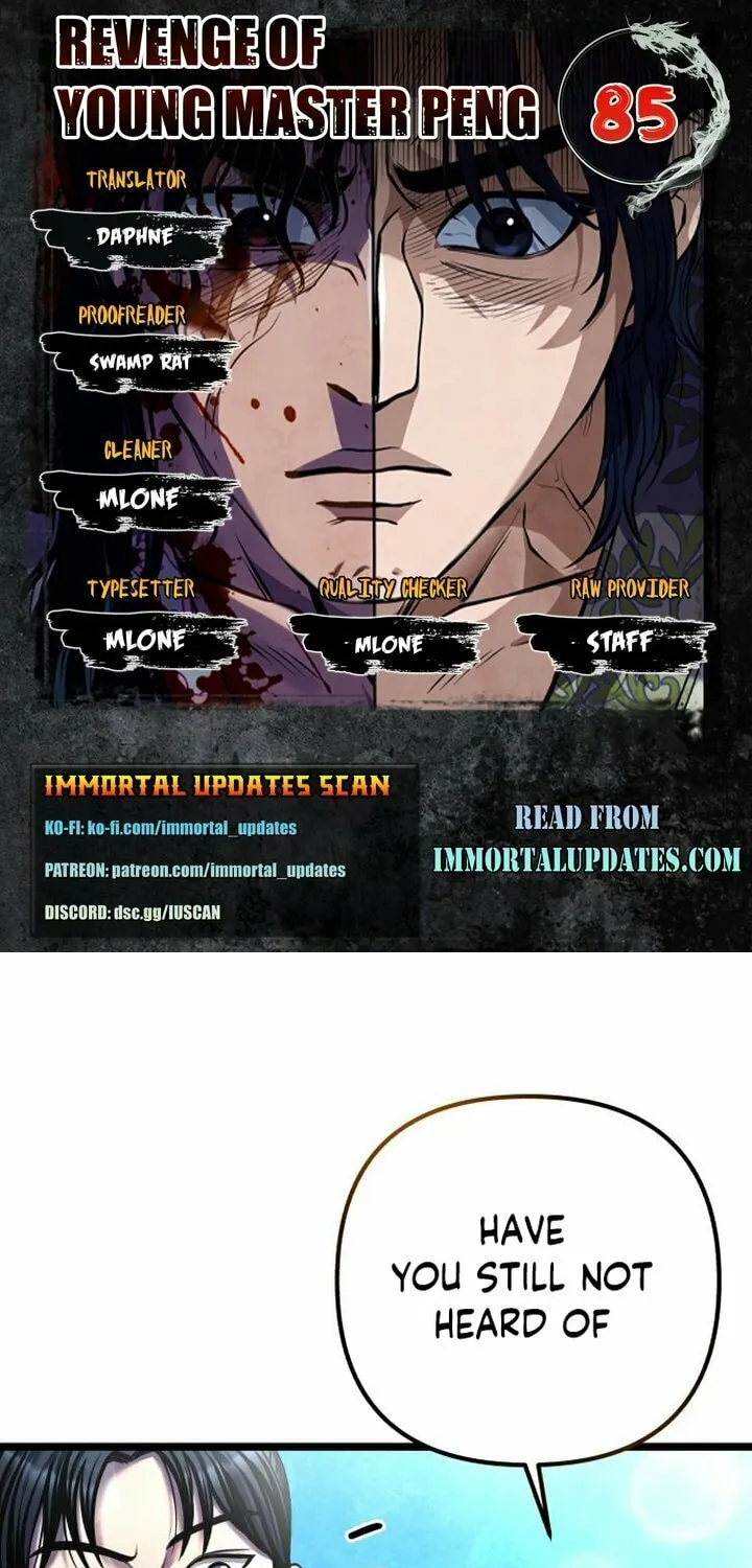 Revenge of Young Master Peng Chapter 85 page 1 - 