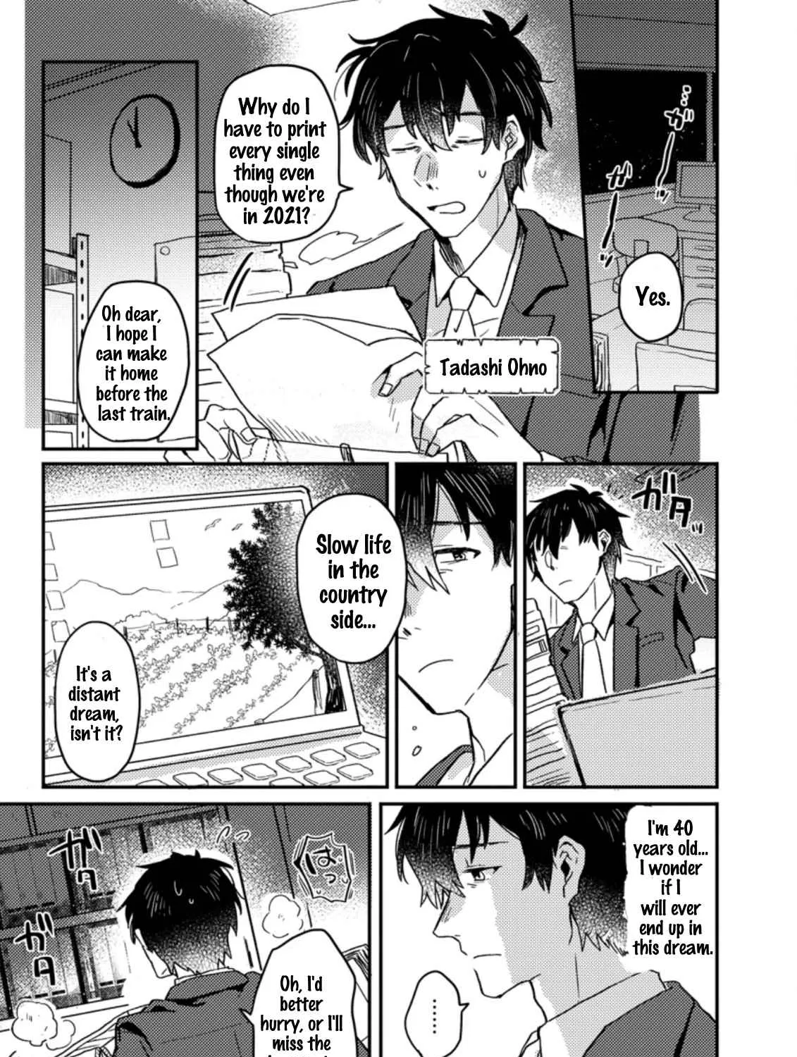 Revolution in production with the blessings of the gods - While living a leisurely, slow life in a corner of another world, somehow a diverse group of people gathered to form the strongest nation... Chapter 1.1 page 2 - 