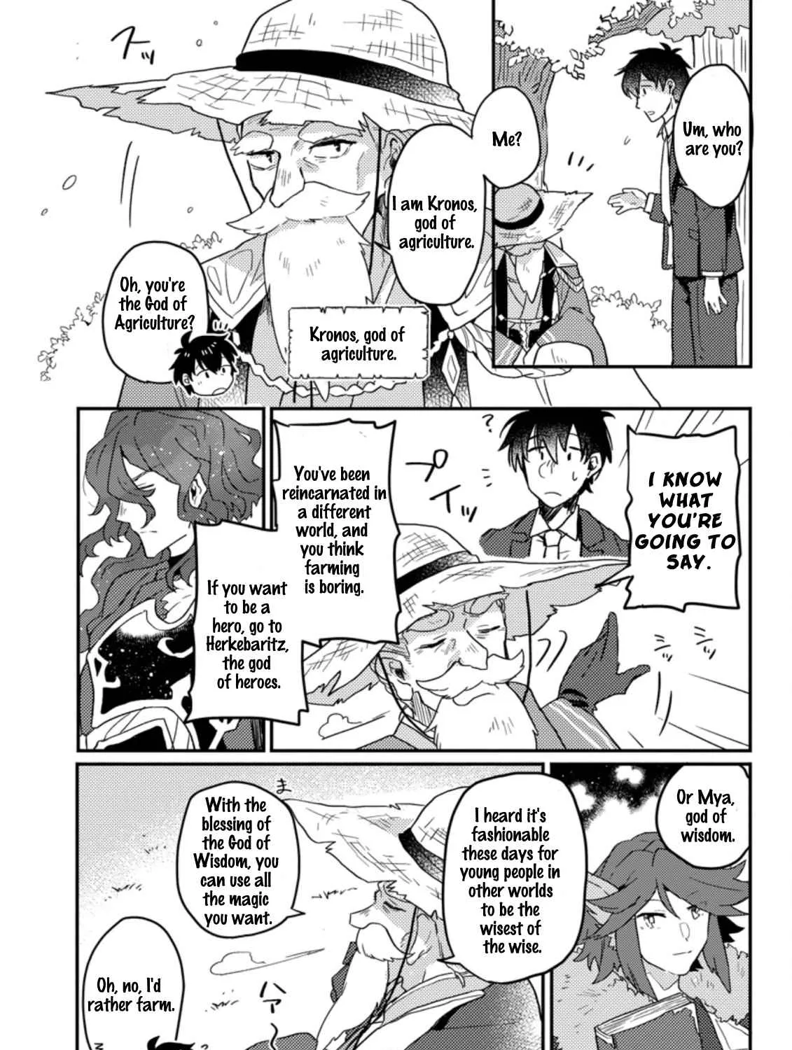Revolution in production with the blessings of the gods - While living a leisurely, slow life in a corner of another world, somehow a diverse group of people gathered to form the strongest nation... Chapter 1.1 page 16 - 