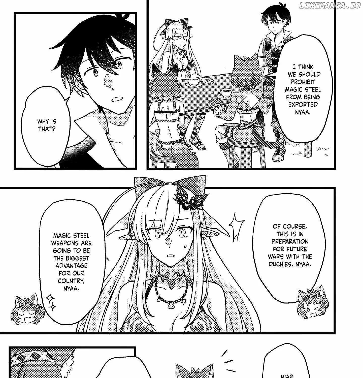 Revolution in production with the blessings of the gods - While living a leisurely, slow life in a corner of another world, somehow a diverse group of people gathered to form the strongest nation... Chapter 10.1 page 7 - 