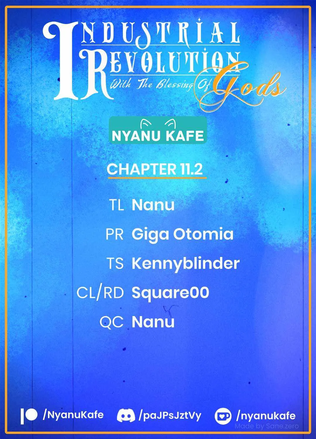 Revolution in production with the blessings of the gods - While living a leisurely, slow life in a corner of another world, somehow a diverse group of people gathered to form the strongest nation... Chapter 11.1 page 1 - 