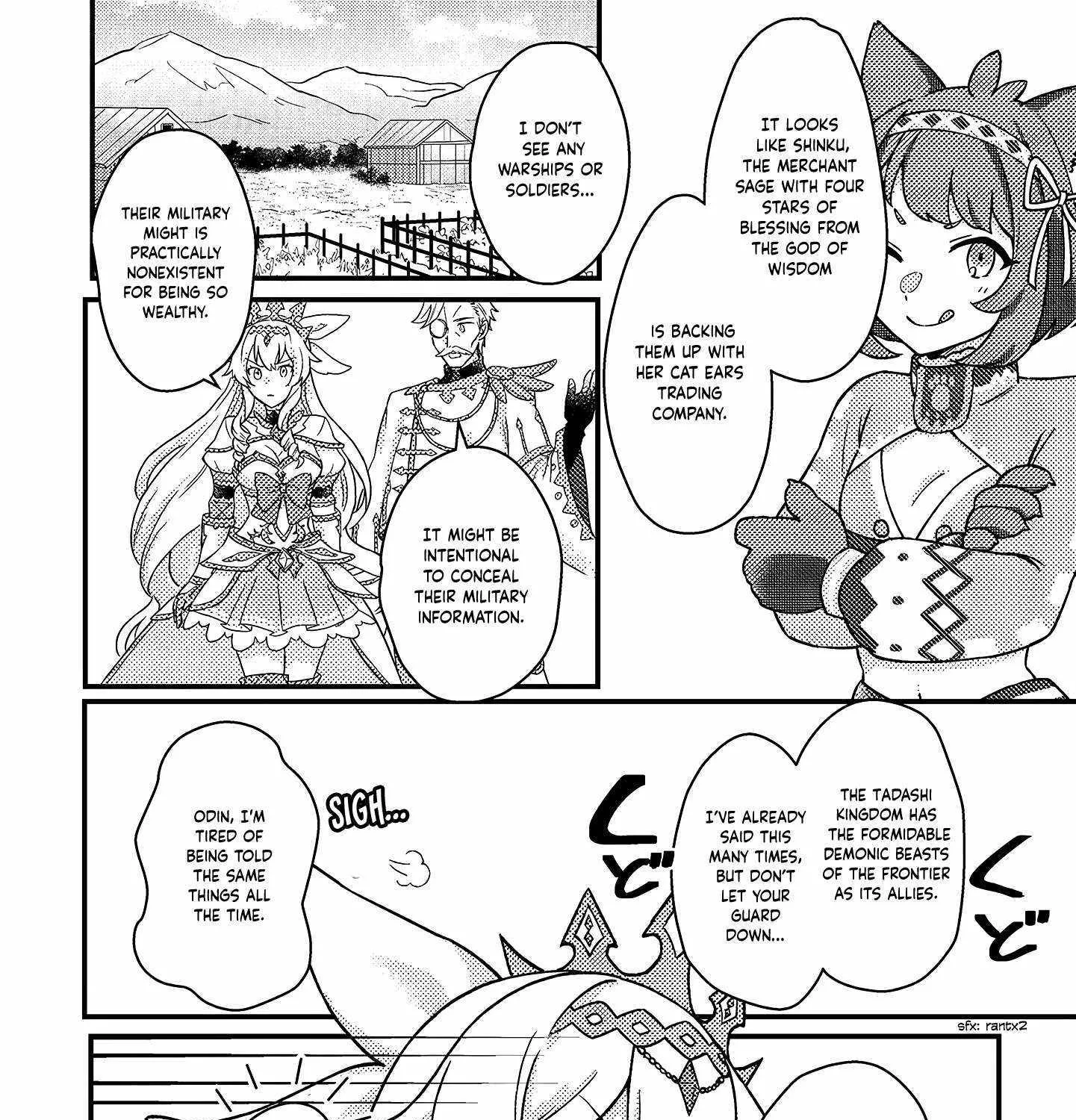 Revolution in production with the blessings of the gods - While living a leisurely, slow life in a corner of another world, somehow a diverse group of people gathered to form the strongest nation... Chapter 11.1 page 11 - 