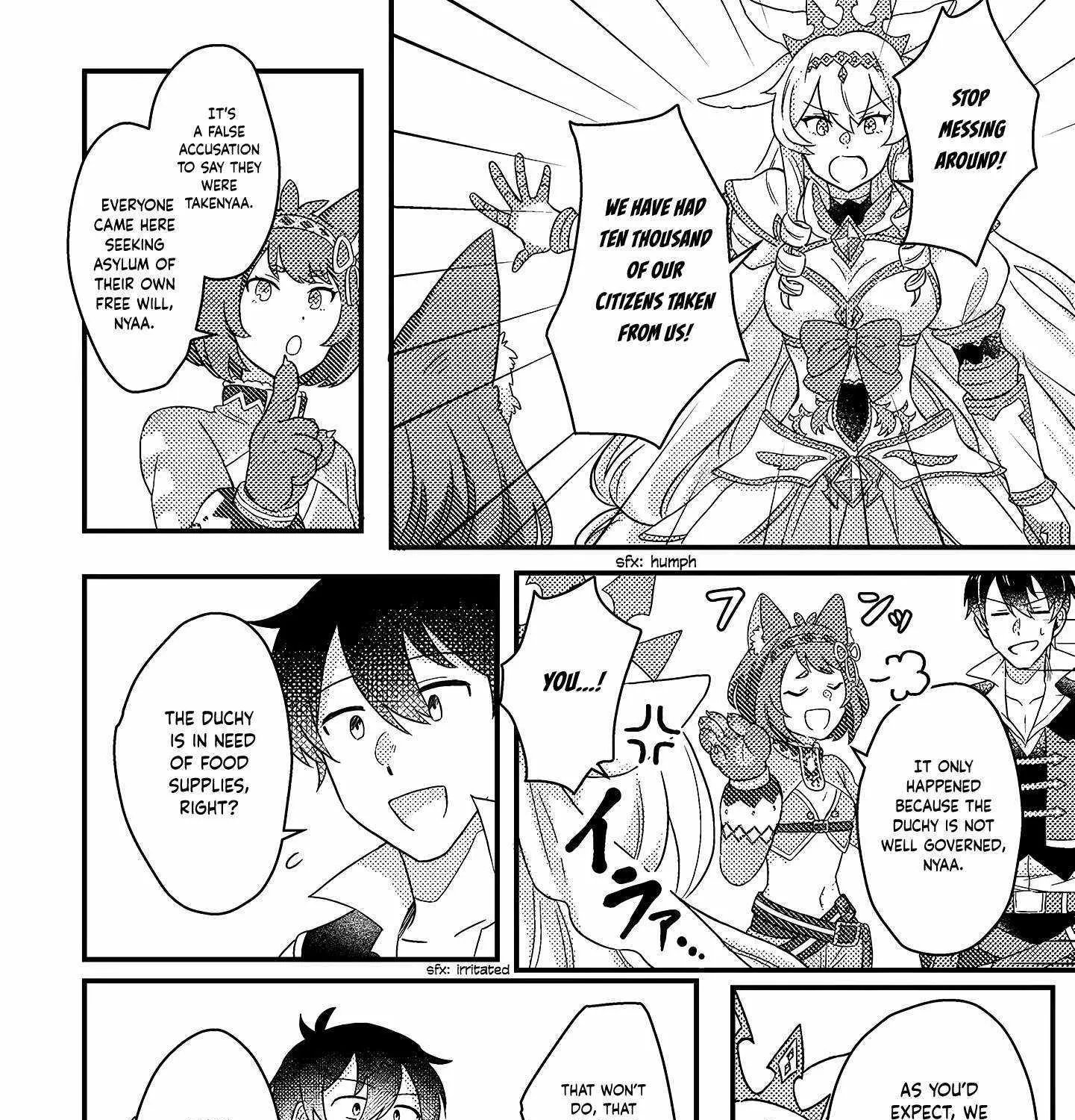 Revolution in production with the blessings of the gods - While living a leisurely, slow life in a corner of another world, somehow a diverse group of people gathered to form the strongest nation... Chapter 11.1 page 19 - 