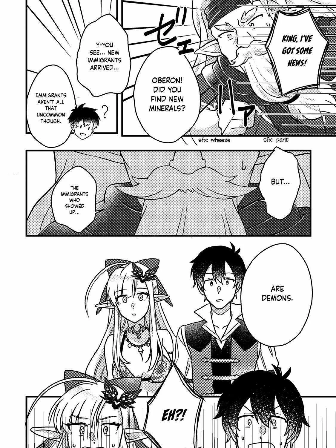 Revolution in production with the blessings of the gods - While living a leisurely, slow life in a corner of another world, somehow a diverse group of people gathered to form the strongest nation... Chapter 13.2 page 14 - 