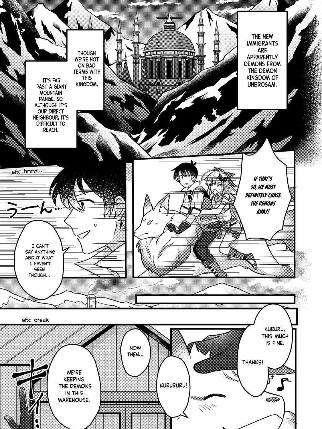 Revolution in production with the blessings of the gods - While living a leisurely, slow life in a corner of another world, somehow a diverse group of people gathered to form the strongest nation... Chapter 13.2 page 16 - 