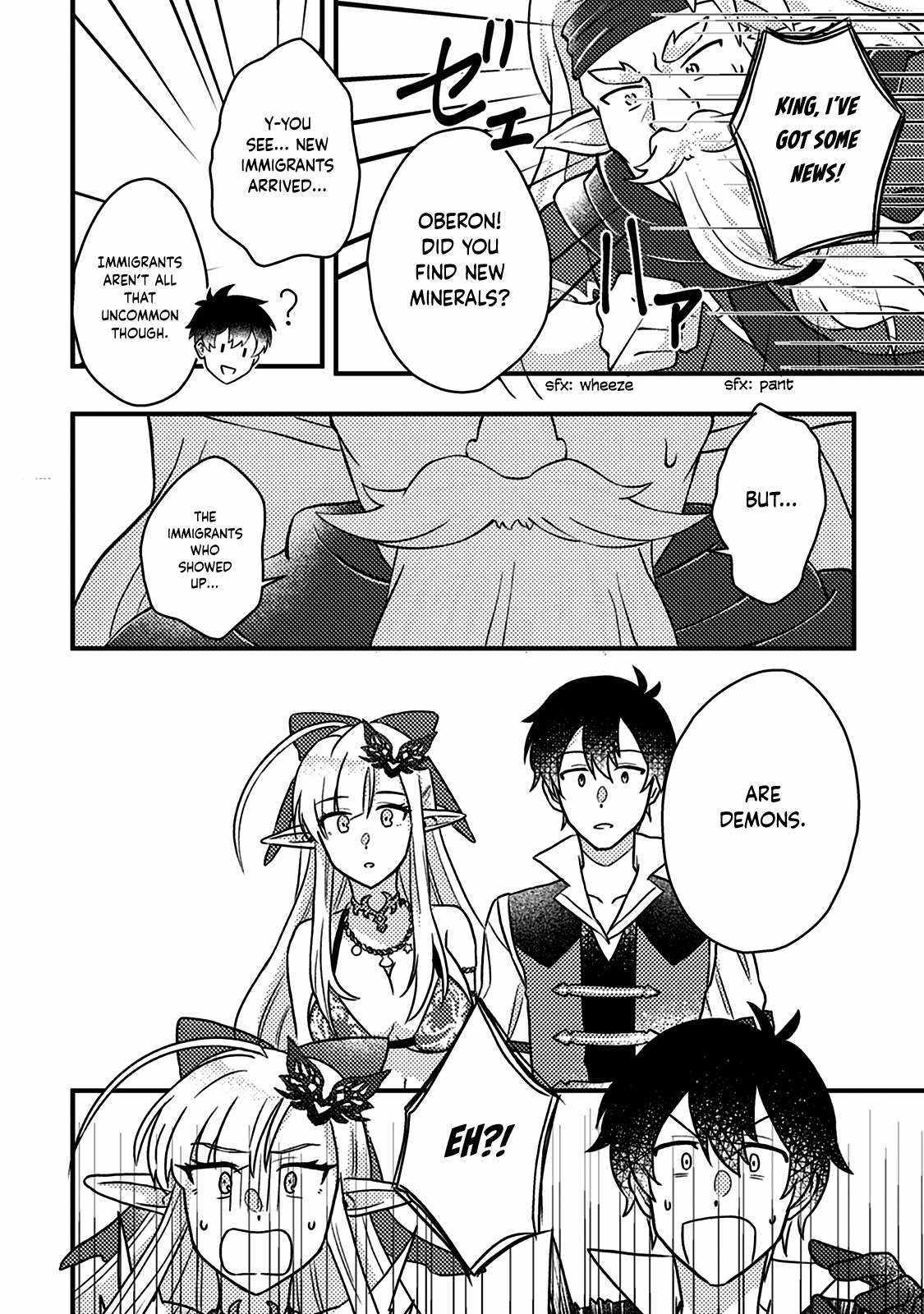 Revolution in production with the blessings of the gods - While living a leisurely, slow life in a corner of another world, somehow a diverse group of people gathered to form the strongest nation... Chapter 13.3 page 8 - 