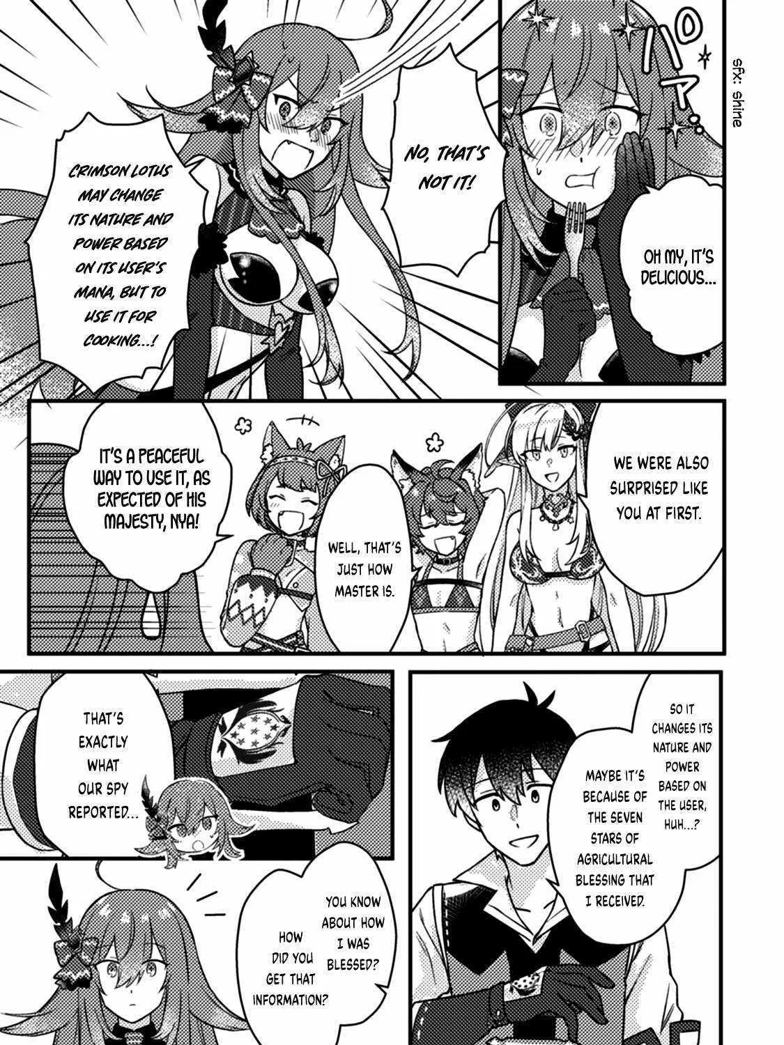 Revolution in production with the blessings of the gods - While living a leisurely, slow life in a corner of another world, somehow a diverse group of people gathered to form the strongest nation... Chapter 14.1 page 9 - 