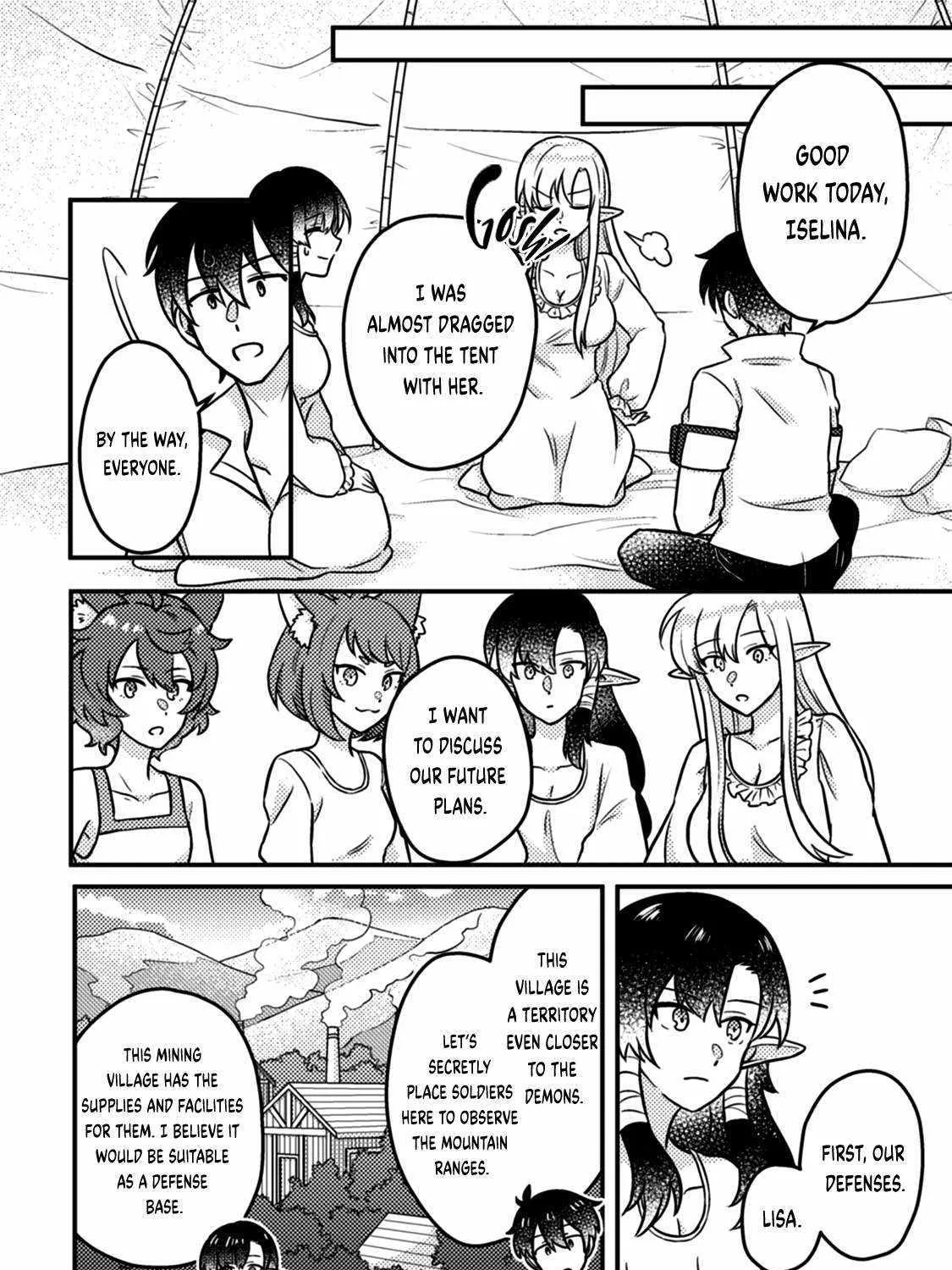 Revolution in production with the blessings of the gods - While living a leisurely, slow life in a corner of another world, somehow a diverse group of people gathered to form the strongest nation... Chapter 15.1 page 14 - 