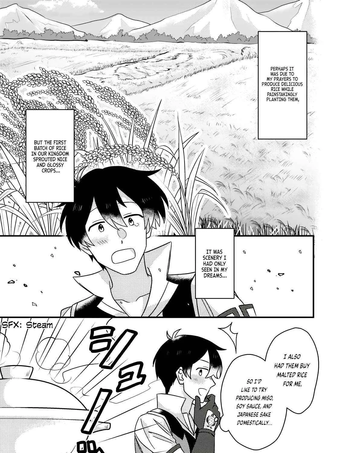 Revolution in production with the blessings of the gods - While living a leisurely, slow life in a corner of another world, somehow a diverse group of people gathered to form the strongest nation... Chapter 16.2 page 8 - 
