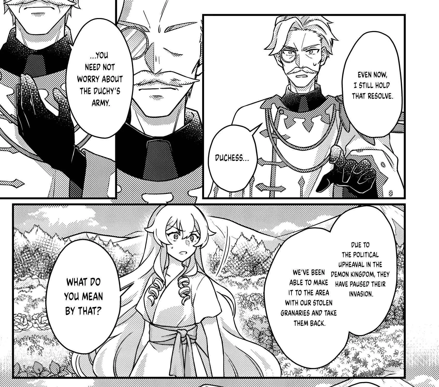 Revolution in production with the blessings of the gods - While living a leisurely, slow life in a corner of another world, somehow a diverse group of people gathered to form the strongest nation... Chapter 17.1 page 11 - 